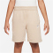 NIKE Sportswear Club Fleece French Terry Shorts Kinder 126 - sanddrift/white M (137-147 cm)