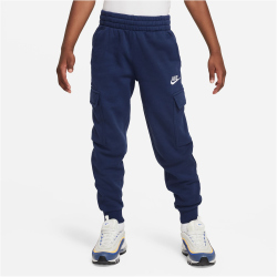 NIKE Sportswear Club Fleece Cargohose Kinder 410 - midnight navy/midnight navy/white S (128-137 cm)