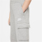 NIKE Sportswear Club Fleece Cargohose Kinder 063 - dk grey heather/base grey/white S (128-137 cm)