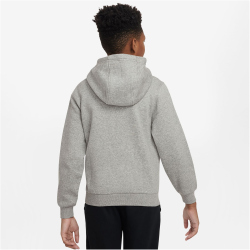 NIKE Sportswear Club Fleece Hoodie Kinder 063 - dk grey...