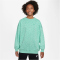 NIKE Sportswear Club Fleece Oversized Sweatshirt M&auml;dchen 349 - emerald rise/clear jade ii M (137-146 cm)