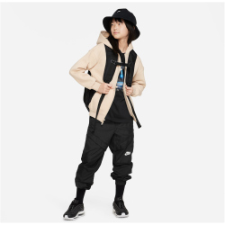 NIKE Sportswear Club Fleece Oversized Kapuzenjacke Kinder 126 - sanddrift/white XL (158-170 cm)