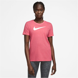 NIKE Dri-FIT Swoosh T-Shirt Damen 648 - lt fusion...