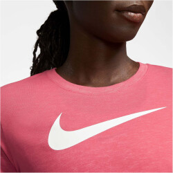 NIKE Dri-FIT Swoosh T-Shirt Damen 648 - lt fusion...