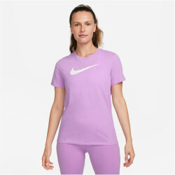 NIKE Dri-FIT Swoosh T-Shirt Damen 532 - rush...