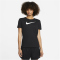 NIKE Dri-FIT Swoosh T-Shirt Damen 010 - black/white M