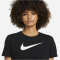 NIKE Dri-FIT Swoosh T-Shirt Damen 010 - black/white M