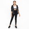 NIKE Dri-FIT One Sport-BH M&auml;dchen 100 - white/black XS (122-128 cm)