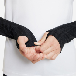 NIKE Strike langarm Fu&szlig;ball Trainingsshirt Kinder 101 - white/black/bright crimson M (137-147 cm)