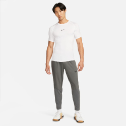 NIKE Pro Dri-FIT Tight kurzarm Fitnessshirt Herren 100 - white/black XXL