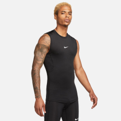 NIKE Pro Dri-FIT Tight Fitness Tanktop Herren 010 - black/white XL