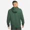 NIKE Club Fleece French Terry Color-Blocked Hoodie Herren 323 - fir/white/black/white S