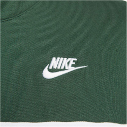 NIKE Club Fleece French Terry Color-Blocked Hoodie Herren 323 - fir/white/black/white XL