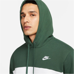 NIKE Club Fleece French Terry Color-Blocked Hoodie Herren...