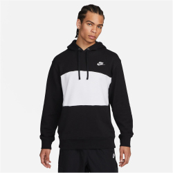 NIKE Club Fleece French Terry Color-Blocked Hoodie Herren...