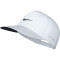 NIKE Dri-FIT ADV Club Unstructured Tennis Cap 100 - white/black M/L