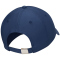 NIKE Club Dri-FIT Unstructured Metal Swoosh Cap 410 - midnight navy/metallic silver S/M