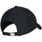 NIKE Dri-FIT Club Unstructured Metal Swoosh Cap 010 - black/metallic silver S/M