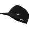 NIKE Dri-FIT Club Unstructured Metal Swoosh Cap 010 - black/metallic silver S/M