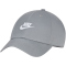 NIKE Club Unstructured Futura Wash Cap 073 - particle grey/white S/M