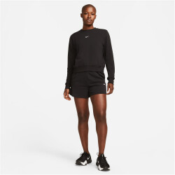 NIKE Dri-FIT One Crew-Neck French Terry Sweatshirt Damen 010 - black/white M