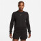 NIKE Dri-FIT One Crew-Neck French Terry Sweatshirt Damen 010 - black/white M