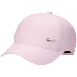 NIKE Club Dri-FIT Metal Swoosh Cap Kinder 663 - pink foam