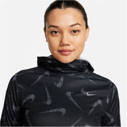 NIKE Swoosh Print Kapuzen-Laufjacke Damen 010 -...