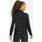 NIKE Dri-FIT Swift Element UV 1/4-Zip Laufshirt Damen 010 - black/reflective silv L