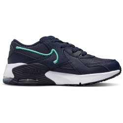 NIKE Air Max Excee Sneaker Kinder 400 - obsidian/emerald rise-jade ice-white 28