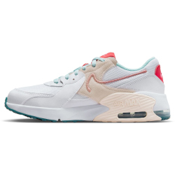 NIKE Air Max Excee Sneaker Kinder 102 - white/red stardust-guava ice-siren red 36