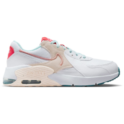 NIKE Air Max Excee Sneaker Kinder 102 - white/red stardust-guava ice-siren red 36