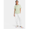 NIKE Sportswear Club Essentials T-Shirt Damen 343 - honeydew/white L