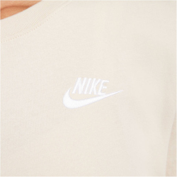 NIKE Sportswear Club Essentials T-Shirt Damen 126 - sanddrift/white L