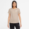 NIKE Sportswear Club Essentials T-Shirt Damen 126 - sanddrift/white L