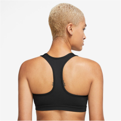 NIKE Swoosh Medium Support Padded Sport-BH Damen 010 - black/white S