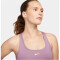 NIKE Swoosh Light Support Non-Padded Sport-BH Damen 536 - violet dust/white S