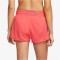 NIKE Dri-FIT One Mid-Rise 3" Fitnessshorts Damen 648 - lt fusion red/reflective silv XS