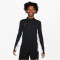 NIKE Dri-FIT Academy23 langarm Fußball Trainingsshirt Kinder 016 - black/white/bright crimson S (128-137 cm)