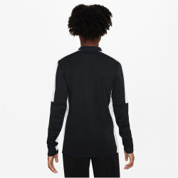 NIKE Dri-FIT Academy23 langarm Fu&szlig;ball Trainingsshirt Kinder 016 - black/white/bright crimson M (137-147 cm)