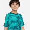 NIKE Dri-FIT Multi+ Printed Trainingsshirt Jungen 381 - geode teal/white M (137-147 cm)