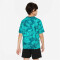NIKE Dri-FIT Multi+ Printed Trainingsshirt Jungen 381 - geode teal/white M (137-147 cm)