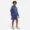 NIKE Dri-FIT Athletics Fleece Trainings-Hoodie Jungen 410 - midnight navy/htr/lt smoke grey XS (122-128 cm)
