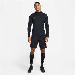NIKE Dri-FIT Academy langarm Fußball Trainingsshirt Herren 015 - black/white/bright crimson M