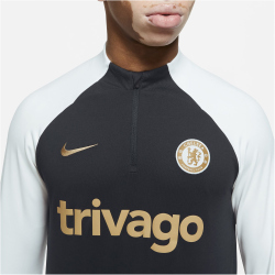 NIKE FC Chelsea London Strike Dri-FIT Trainingsshirt Herren 429 - pitch blue/pitch blue/club gold XXL
