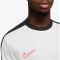 NIKE Dri-FIT Academy kurzarm Fu&szlig;ball Trainingsshirt Herren 101 - white/black/bright crimson L