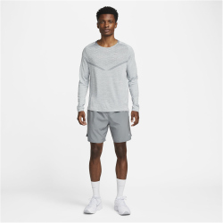 NIKE Dri-FIT Challenger 7" Laufshorts Herren 084 - smoke grey/smoke grey/reflective silv S