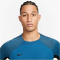 NIKE Dri-FIT Strike kurzarm Fu&szlig;ball Trainingsshirt Herren 457 - industrial blue/black/black XS
