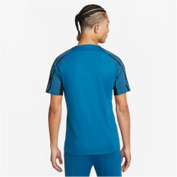 NIKE Dri-FIT Strike kurzarm Fu&szlig;ball Trainingsshirt Herren 457 - industrial blue/black/black S