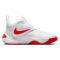 NIKE Team Hustle D 11 Basketballschuhe Kinder 102 - summit white/track red-white 38.5